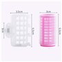 Zuzer 12pcs Bigoudis Rouleaux Grands pour Cheveux - DIY pour Femmes et Filles