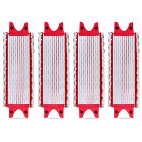 Lot de 4 Replacement Microfibre Pad Lavette pour Vileda EasyWring Ultramax/ 1-2 Spray