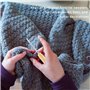Ensemble de crochets, poignée ergonomique pour mains arthritiques, manche en bois, aiguilles à tricoter extra légères pour début