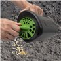 Épandeur à manivelle - Épandeur portable de 2 litres | Épandeur ABS portable | semoir de jardin avec épandeur de diffusion avec 