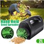 Épandeur à manivelle - Épandeur portable de 2 litres | Épandeur ABS portable | semoir de jardin avec épandeur de diffusion avec 