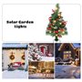 Lumières de chemin de sapin de Noël | Lumières colorées sur piquet de sapin de Noël alimentées par piles avec 20 LED | Lumière d