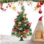 Lumières de chemin de sapin de Noël | Lumières colorées sur piquet de sapin de Noël alimentées par piles avec 20 LED | Lumière d