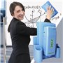 Nettoyant 2 en 1 pour tableau blanc - Effaceur à craie lavable - Effaceur magnétique pour tableau blanc - Avec pulvérisation d'e