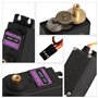 HTLNUZD Lot de 4 servomoteurs numériques MG996 analogiques 55 g à engrenage métallique, 180/360 degrés pour Futaba Sanwa GWS JR 