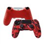 Hikfly Silicone avec gomme d'huile en caoutchouc pour le contrôleur housse de protection pour PS4 / PS4 Slim / PS4 Pro contrôleu