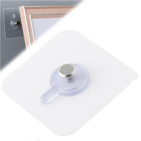 Oruiiju Lot de 24 Adhesif Accroche Tableau Sans Percer-Clous de Suspension Auto-adhésifs-Adhésif Crochets pour Accroche Cadres P