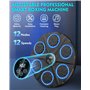 Machine de Boxe Musicale,Machine de Boxe Electronique LED Bluetooth 12 Modes & 12 Vitesses，Véritable expérience de Boxe Gants de