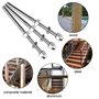 XAVSWRDE 10 Pcs Tendeurs de Câbles Filetés Fendeur Câble Inox Garde Corps Câble Tendu Câble Inox Garde Corps Connecteur de Câble