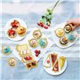 CHENKEE 120 Pcs Mini Bases De Gâteau en Carton Mousse Cake Boards Décorative Planches Assiettes en Papier