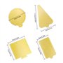 Base de Gâteau Mousse,CHENKEE 120 Pcs Mini Bases De Gâteau en Carton Mousse Cake Boards Décorative Planches Assiettes en Papier 