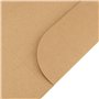 HEIHAK Lot de 25 dossiers en papier kraft A4 avec poches pour cartes, dossiers à coupe carrée en carton A4 pour bureau, maison, 