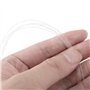 HEIHAK Fil de pêche en nylon transparent solide avec 200 boucles à sertir en aluminium pour accrocher des photos et des travaux 