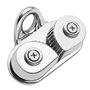 SDENSHI Taquet Coinceur Corde Bateaux Taquets d'Amarrage INOX Accessoires de Bateaux Marine Kayak - Argent