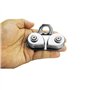 SDENSHI Taquet Coinceur Corde Bateaux Taquets d'Amarrage INOX Accessoires de Bateaux Marine Kayak - Argent