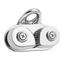 SDENSHI Taquet Coinceur Corde Bateaux Taquets d'Amarrage INOX Accessoires de Bateaux Marine Kayak - Argent