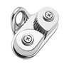 SDENSHI Taquet Coinceur Corde Bateaux Taquets d'Amarrage INOX Accessoires de Bateaux Marine Kayak - Argent