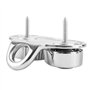 SDENSHI Taquet Coinceur Corde Bateaux Taquets d'Amarrage INOX Accessoires de Bateaux Marine Kayak - Argent
