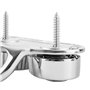 SDENSHI Taquet Coinceur Corde Bateaux Taquets d'Amarrage INOX Accessoires de Bateaux Marine Kayak - Argent