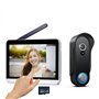 SIMBAILAI 1080P Vidéo Interphone Visiophone Portier sans Fil