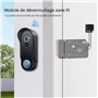 SIMBAILAI 1080P Vidéo Interphone Visiophone Portier sans Fil,Écran Tactile 7 Pouces,Champs de Vision 160°,Verre trempé, Détectio