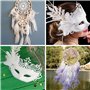 Paquet De 600 Plumes Blanches Artisanales, Plumes Pour Travaux Manuels, Plumes D'Oie Naturelles, Pour Attrape-RêVes, Mariages Et