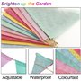 Frevoitna 5 Pièces Guirlande Fanion Exterieur, Drapeau Banniere 4.5M, Guirlande de Fanions Décoration Fanion Multicolore 60 Drap