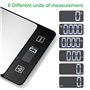 Newaner 10kg/1g Balance de cuisine precision Électronique, inoxydable pese aliment cuisine avec affichage LED et fonction tare, 