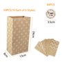 sac papier kraft avec 84 autocollants