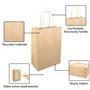 Avesteir 40 Pièces Sac 16 x 22 x 8 cm, Sac en Papier Kraft avec Poignée, Petit Sac Cadeau, Sachet Papier pour Shopping, Emballag