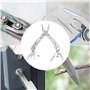Gvolatee Pince Multifonctions 11 en 1, Pliant Multitools en Acier Inoxydable avec Tournevis, Décapsuleur, Portable Outil de Poch