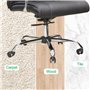 Relota 5 pièces roulette chaise de bureau 11mm x 22mm 360° Rotation pour jeu chaises, roulette pivotantes conception à double ro