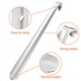 Relota 2 pièces Chausse Pied (42cm/16cm), Chausse-pied Acier Inoxydable avec Crochet Trou pour Toutes Tailles de Pieds, Chausse-