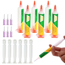 BYZESTY No-Clean Lot de 6 pâtes à souder à flux flux