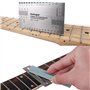 Mr.Power String Action Ruler with Fret Wire Sanding Set Luthier Tools For Electric Bass Acoustic Guitar