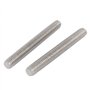 sourcing map Tige Filetée M6x50mm Acier Inoxydable 304 entièrement filetée tige goujons 20pcs