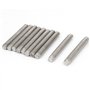 sourcing map Tige Filetée M8x60mm 1.25mm 304 tiges filetées entièrement 10pcs