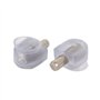 sourcing map Taquet étagère Verre Ventouse pour meuble en caoutchouc axe 5mm dia 20pcs
