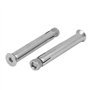 sourcing map M8 x 80mm Boulon expansion Acier inox 304 Tête fraisée hexagonale ancrage Manchon 2PCS
