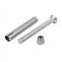 sourcing map M8 x 80mm Boulon expansion Acier inox 304 Tête fraisée hexagonale ancrage Manchon 2PCS