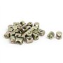 sourcing map 30pcs Écrou Cylindrique Fendu à Goujon Croisé Goupille M6 x 10mm cheville Croix fût métallique pour lit Meuble
