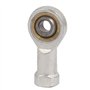sourcing map SI6LT/K Palier à Roulement 6mm Embout à Rotule Roulement à Rotule Bille en métal filetage mâle autolubrifiant roule