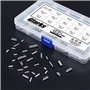 Glarks Assortiment de 180 goupilles à ressort fendues M2 M2,5 M3 M4 - En acier inoxydable 304