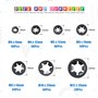 Glarks Assortiment de 280 rondelles de verrouillage à denture interne Starlock