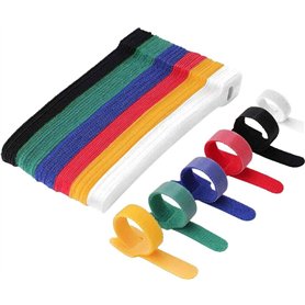 60 attaches scratch de câble réutilisables