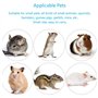 CINMOK 3 Pcs Jouets Mignons pour Hamster, Maison en Bois pour Hamster, Jouet pour Hamster Pont Arc-en-Ciel, Bascule Hamster pour