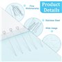PandaHall Lot de 100 Clous Tête Ronde en Acier Inoxydable 30x0,6mm