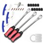 ANGNYA Lot de 3 démonte-pneus démonte-pneus 3 pièces démonte-pneus Outil de démontage 3 pièces de Protections de Jante Kit d'out