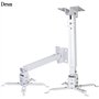 Drsn Universel Support pour Projecteur, Longueur Réglable de 43-65cm, Charge Maximale de 25kg, Inclinable à ±30°, Acier épaissi,