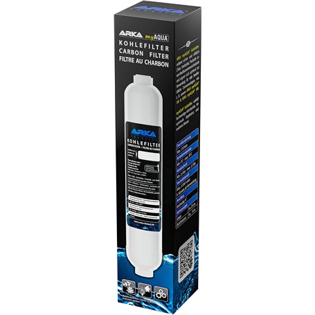ARKA Filtre à charbon myAqua 190/380 - Purification efficace de l'eau - Élimine le chlore
